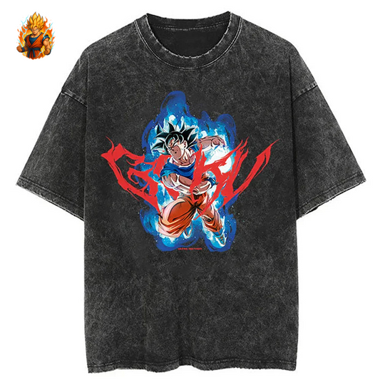 Dragon Ball Goku Ultra Instinct Übergroßes T-Shirt