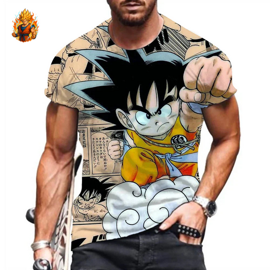 Dragon Ball Goku Petit Manga T-Shirt