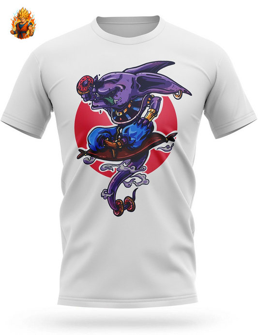 Dragon Ball Super Beerus Donuts T-Shirt