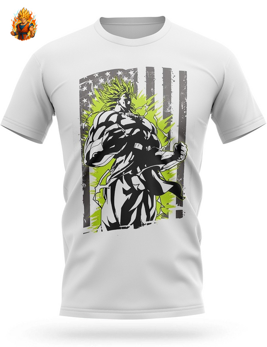 Dragon Ball Z Broly T-Shirt im amerikanischen Stil