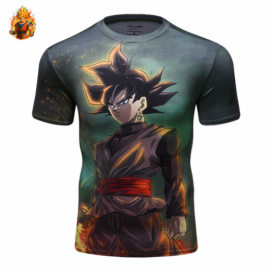 Schwarzes T-Shirt „Dragon Ball Super Goku“