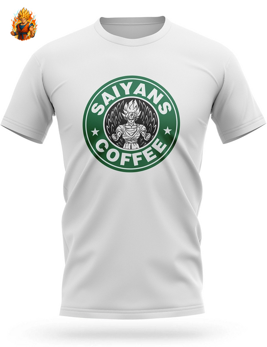 Dragon Ball Z Saiyajins Kaffee-T-Shirt