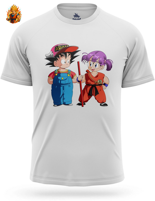Dragon Ball Goku und Arale T-Shirt