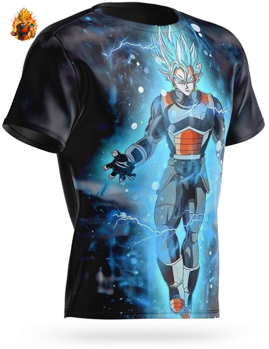 Dragon Ball Vegeto Super Saiyajin Blaues T-Shirt