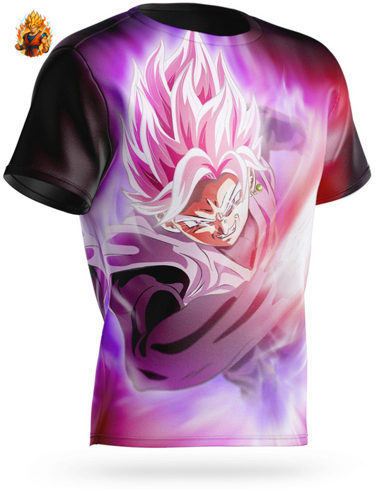 Dragon Ball Super Goku Schwarz Rosé Kampf-T-Shirt