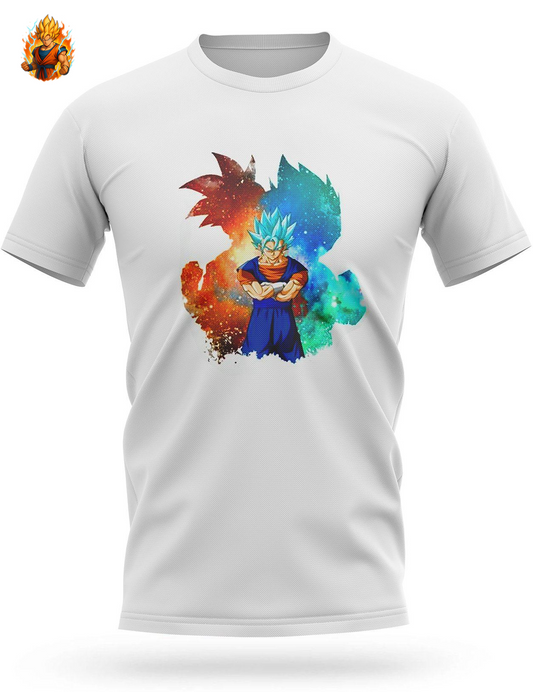Dragon Ball Super Fusion Vegetto SSJ Blaues T-Shirt