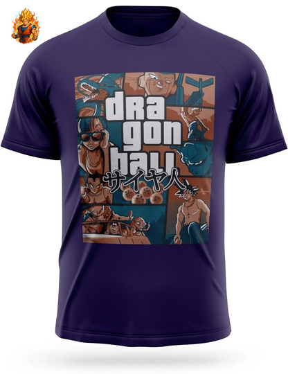 Dragon Ball Z Grand Theft Auto (GTA) T-Shirt