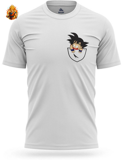 Dragon Ball Z Goku-T-Shirt mit Tasche