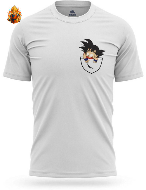 Dragon Ball Z Goku-T-Shirt mit Tasche