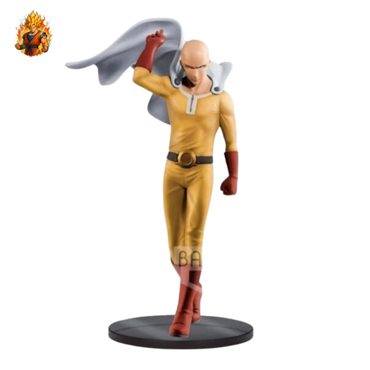 One Punch Man Figur - Glatzköpfiger Saitama mit Umhang