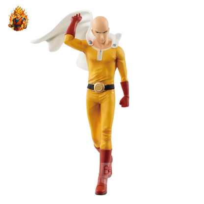 One Punch Man Figur - Glatzköpfiger Saitama mit Umhang