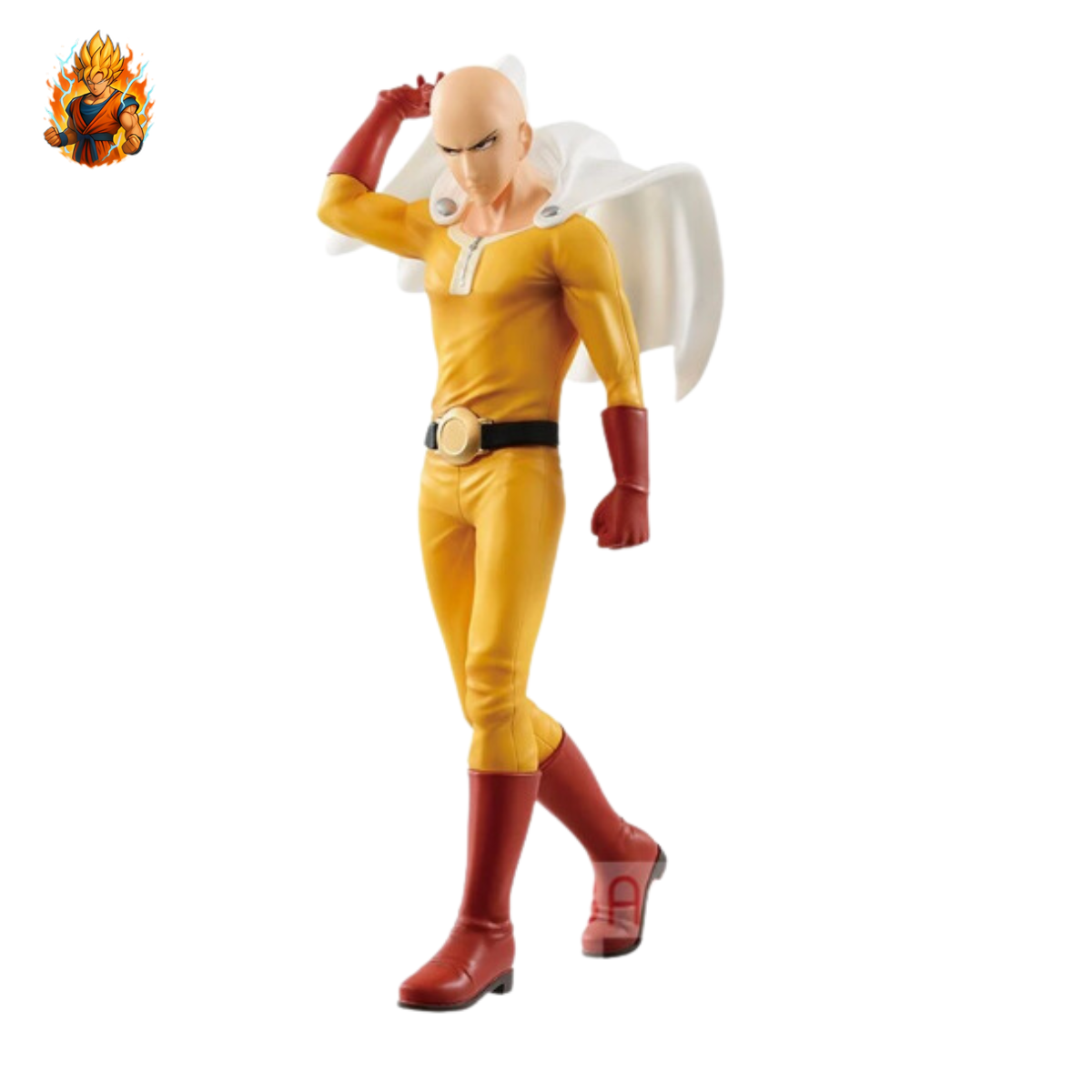 One Punch Man Figur - Glatzköpfiger Saitama mit Umhang