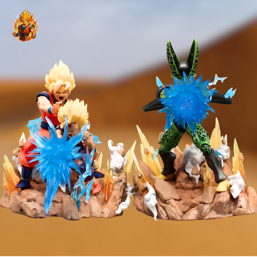 Dragon Ball Gohan & Goku VS Cell Figur