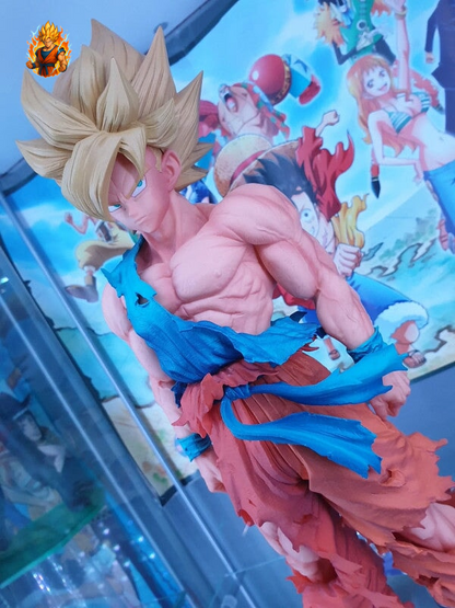 Riesige DBZ Goku Super Saiyajin Figur