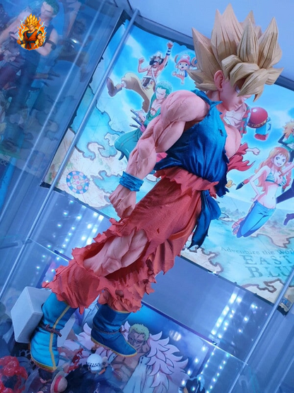 Riesige DBZ Goku Super Saiyajin Figur