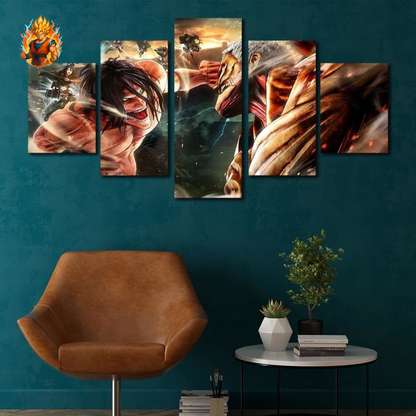 Eren vs. Reiner Tisch - Attack on Titan™