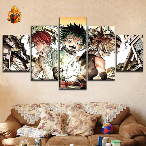 Gemälde von Shoto, Izuku und Bakugo – My Hero Academia™