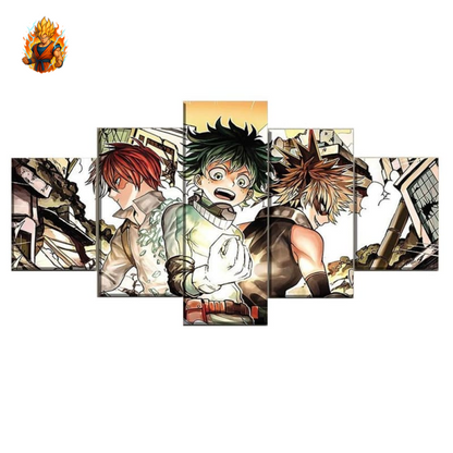 Gemälde von Shoto, Izuku und Bakugo – My Hero Academia™