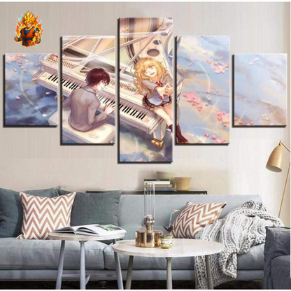 Gemälde von Arima Kôsei und Kaori Miyazono – Your Lie in April™