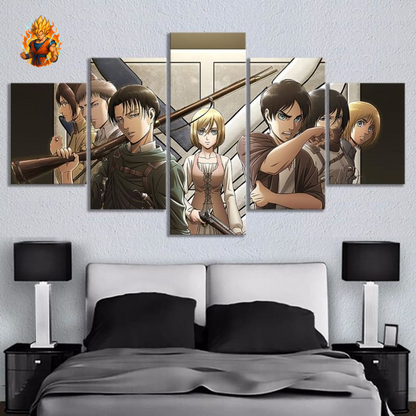 Historia and Friends Gemälde – Attack on Titan™