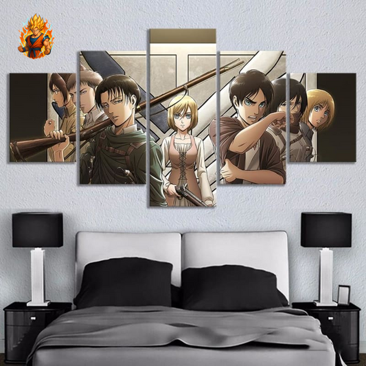 Historia and Friends Gemälde – Attack on Titan™