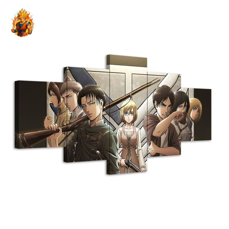 Historia and Friends Gemälde – Attack on Titan™