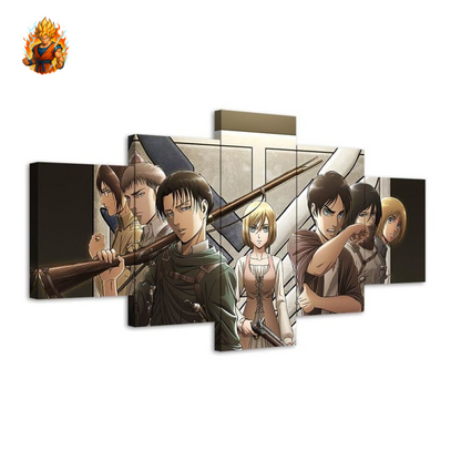 Historia and Friends Gemälde – Attack on Titan™
