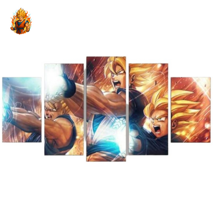 Vater-Sohn-Kamehameha-Gemälde – Dragon Ball Z™