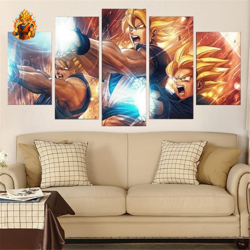 Vater-Sohn-Kamehameha-Gemälde – Dragon Ball Z™