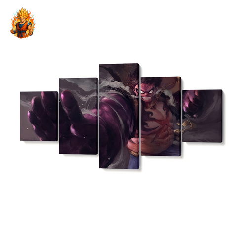 Ruffy Gear 4-Gemälde – One Piece™