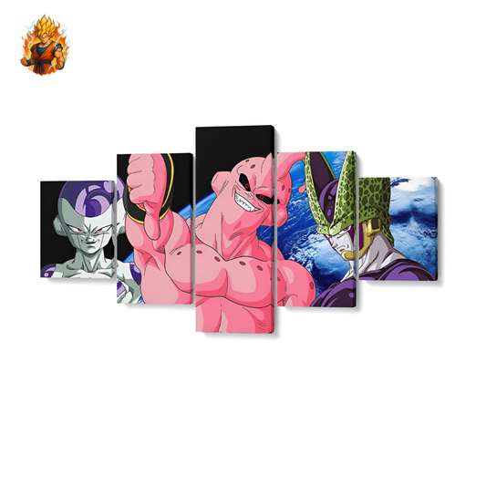Frieza x Boo x Cell-Gemälde – DBZ™