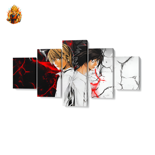Kira Vs L Gemälde - Death Note™