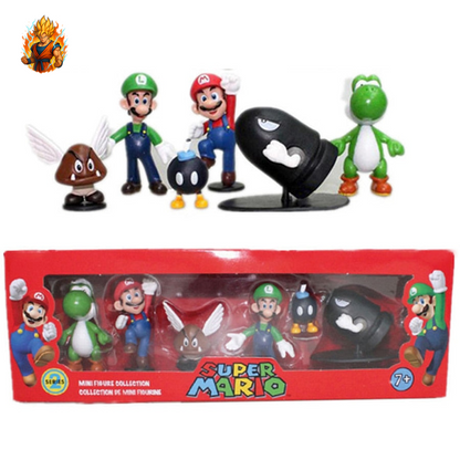 6 Figurines Mario - Lot 4