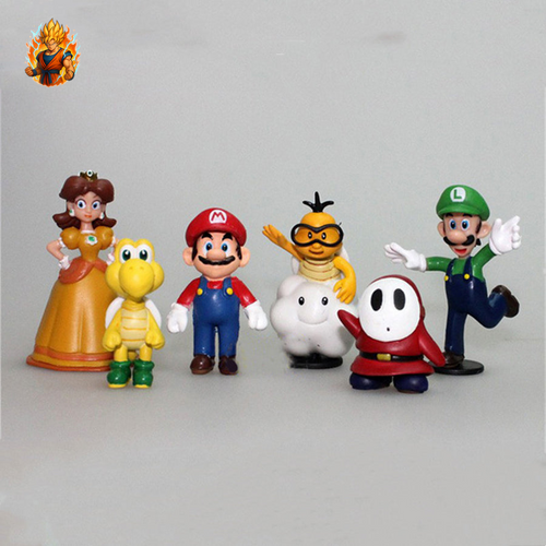 6 Figurines Mario - Lot 3