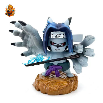 Pokémon Figur Pikachu Naruto Sasuke Verfluchtes Mal