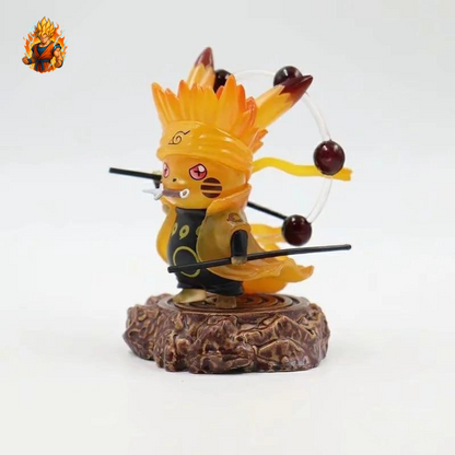 Pokémon Pikachu Naruto Uzumaki Kurama Modefigur