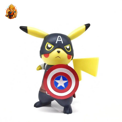 Pikachu Figur - Captain America