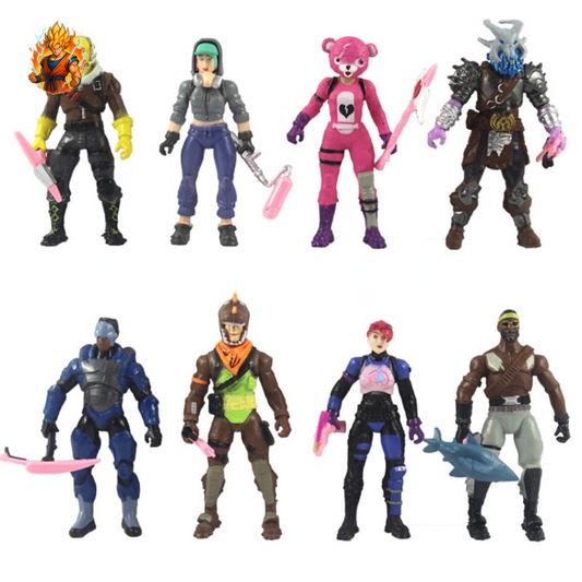 Figurine Fortnite - Lot Battleroyale ( 8 pièces )