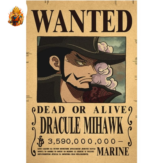 Poster Wanted Mihawk - One Piece™