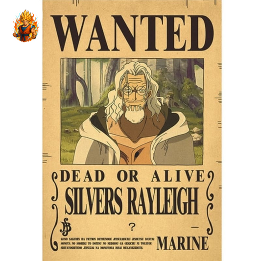 Poster Wanted Silver Rayleigh - One Piece™