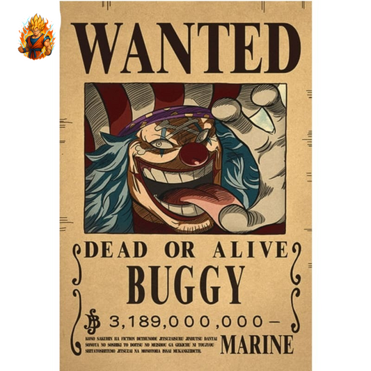Poster Wanted Baggy "Yonko" - One Piece™