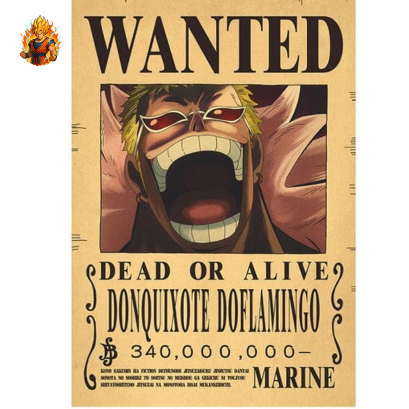 Poster Wanted Doflamingo - One Piece™