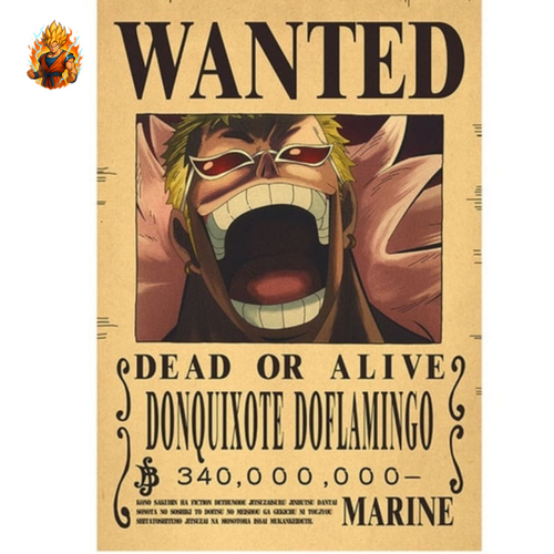 Poster Wanted Doflamingo - One Piece™