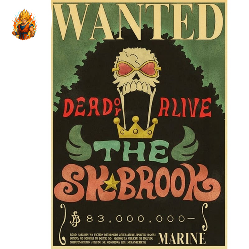 Poster Wanted Brook - One Piece™