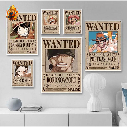 Poster Wanted Portgas D. Ace - One Piece™