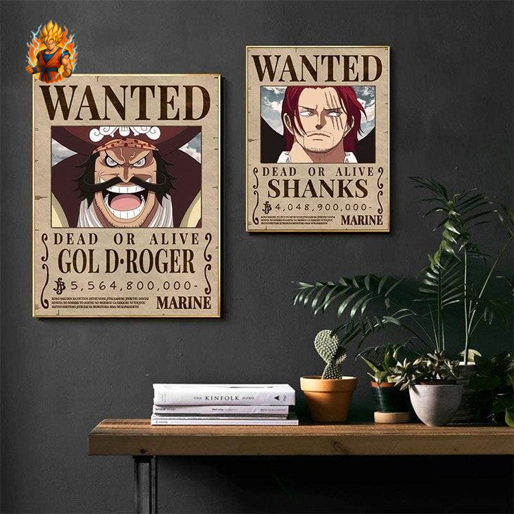 Poster Wanted Gold D. Roger - One Piece™