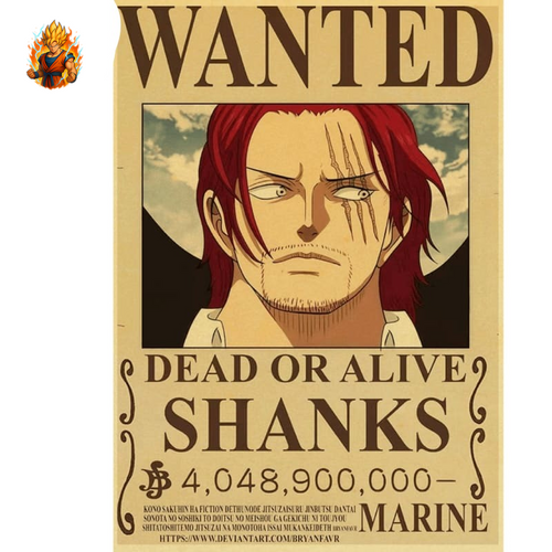 Poster Wanted Shanks - One Piece™