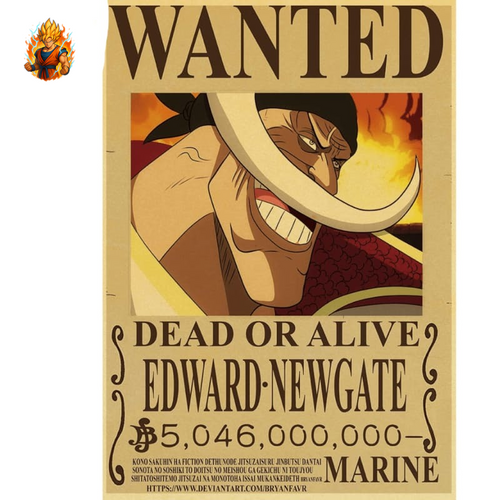 Poster Wanted Whitebeard - One Piece™