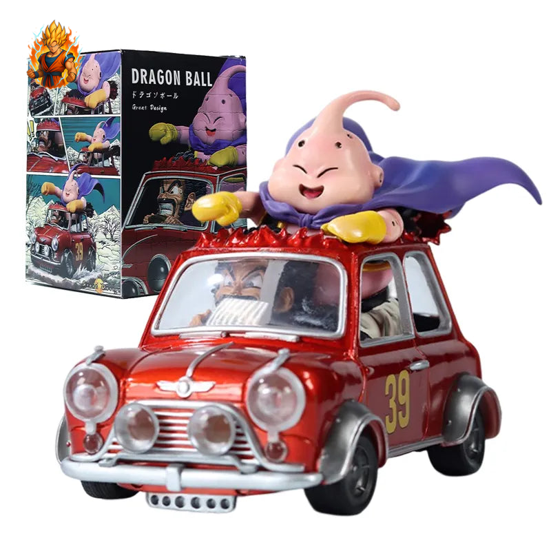 Figurine gros Buu et Satan voiture - Dragon Ball Z
