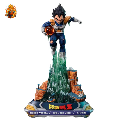 Figurine Vegeta Boule de cristal -  Dragon Ball Z